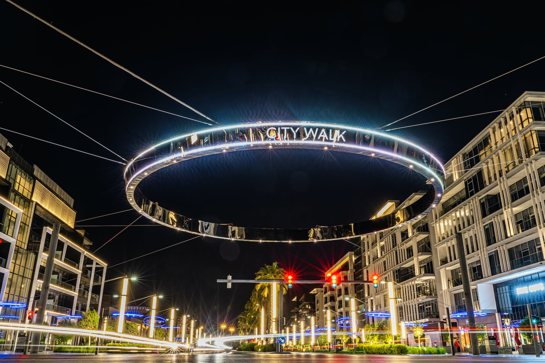 the city walk shopping mall landmark in dubai